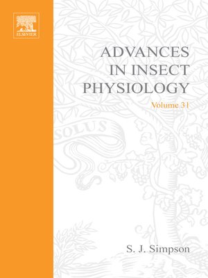 cover image of Advances in Insect Physiology